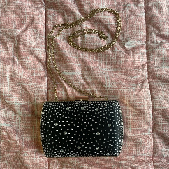 Small Evening Clutch with Rhinstones - Picture 2 of 3